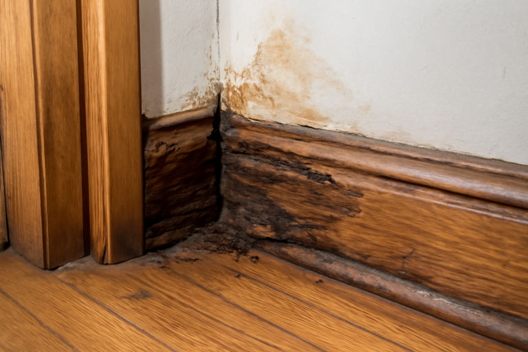 Wood Trim Water Damage Restoration